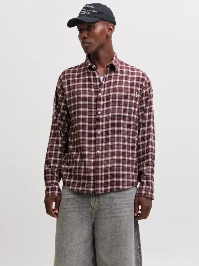 JORFREDERIKSBERG FLANNEL SHIRT L/S - Chocolate Truffle 2