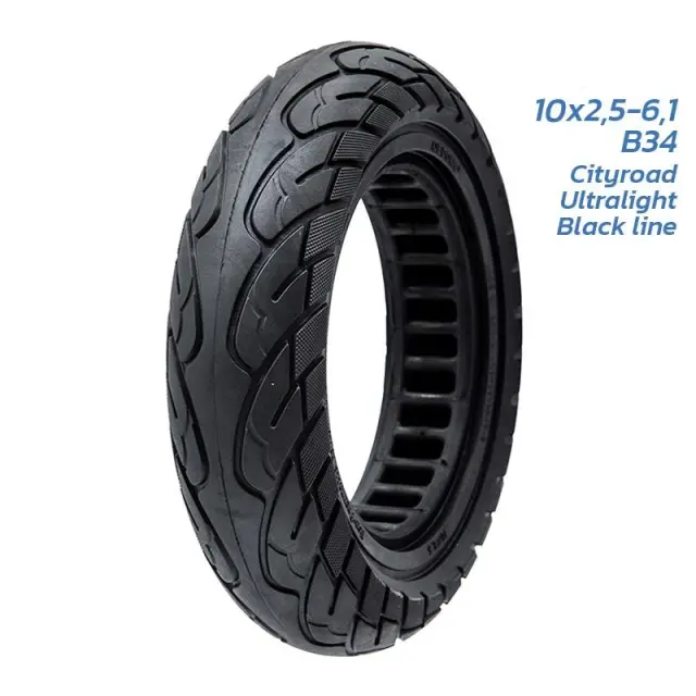 eWHEEL ΕΛΑΣΤΙΚΟ SOLID (ΣΥΜΠΑΓΕΣ) 10X2.5-6.1/B34mm ΓΙΑ ΗΛΕΚΤΡΙΚΑ ΠΑΤΙΝΙΑ BLACK LINE