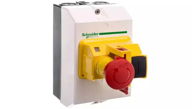 TeSys GV2 - Enclosure for TeSys GV2ME - IP55 - fitted with Emergency stop