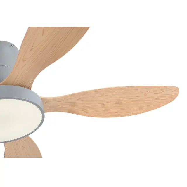 it-Lighting Denali Ανεμιστήρας Οροφής με LED 24W, DC Μοτέρ & Smart App - Γκρι/Ξύλο (102000730) 2