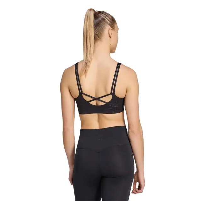adidas Performance Women's All Me Essentials Graphic Light Support Bra Μαύρο KG1371 (adidas Performance) 2
