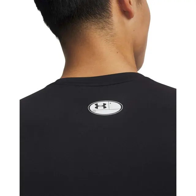 Under Armour Men's HeatGear Compression Longsleeve Tee Μαύρο 1361524-001 (Under Armour) - Small 2