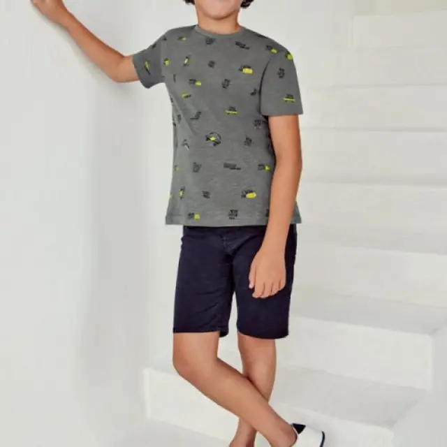 Junior 10 έως 18 ετών Βερμούδα 5 τσέπες βασική ναυτική μπλε 2