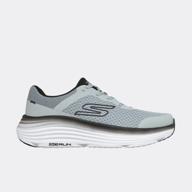 Skechers Lace Up Max Cushioning (220613-LGBK) - Γκρί-Λευκό - 42