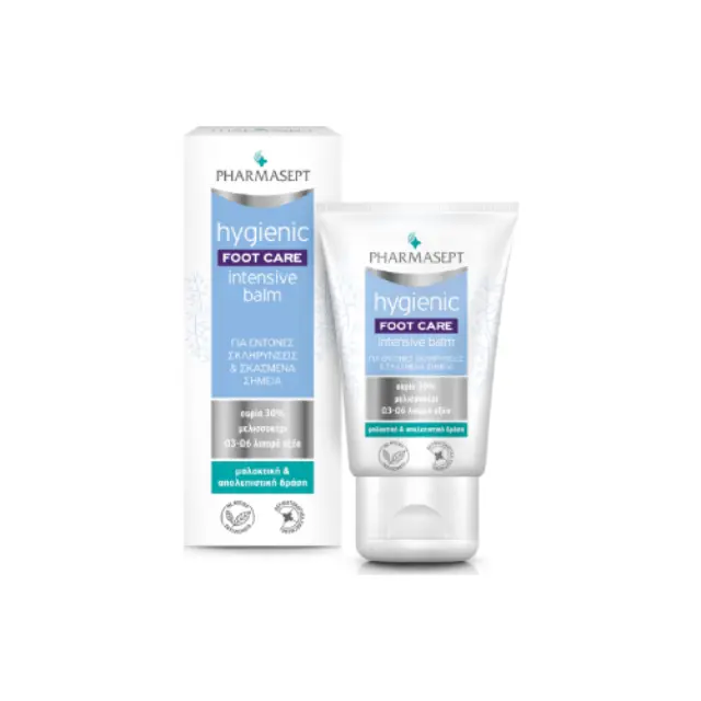 PHARMASEPT Hygienic Intense Repair Balm Εντατικής Επανόρθωσης των Έντονων Σκληρύνσεων σε Πόδια, Φτέρνες, Αγκώνες και Γόνατα 50ml
