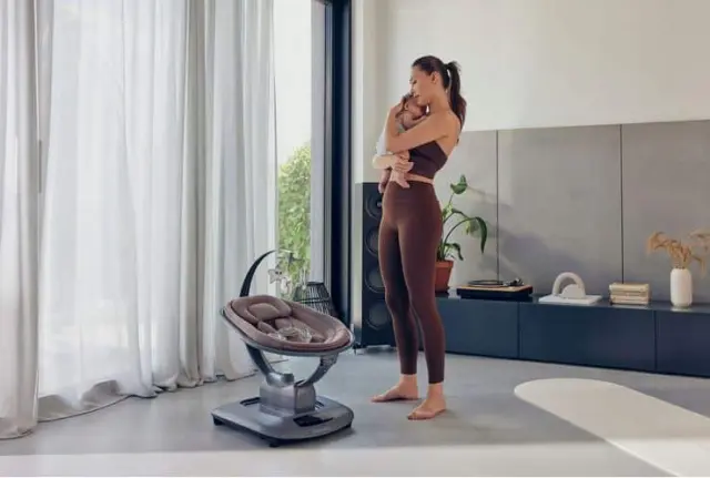 Lionelo Blossom Διαδραστικό Ηλεκτρικό Ρηλάξ Gray Concrete 2