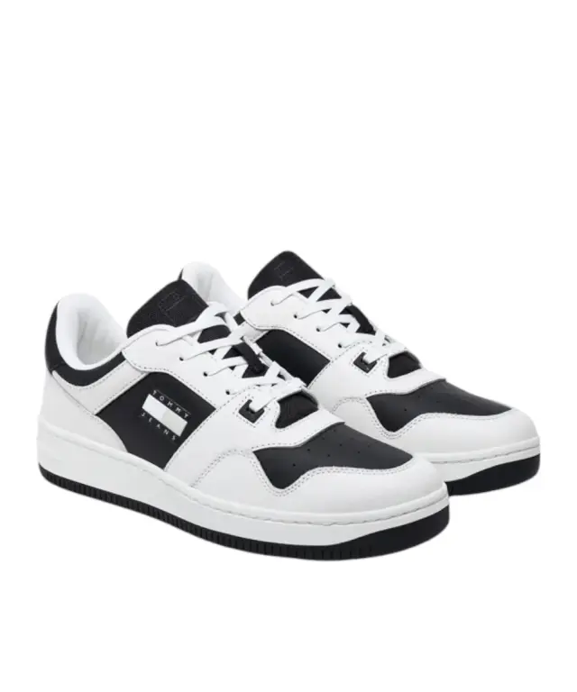 Tommy Hilfiger - Ανδρικά Sneakers Retro Basket Cupsole Tumble EM0EM01513-YBL Λευκό 2