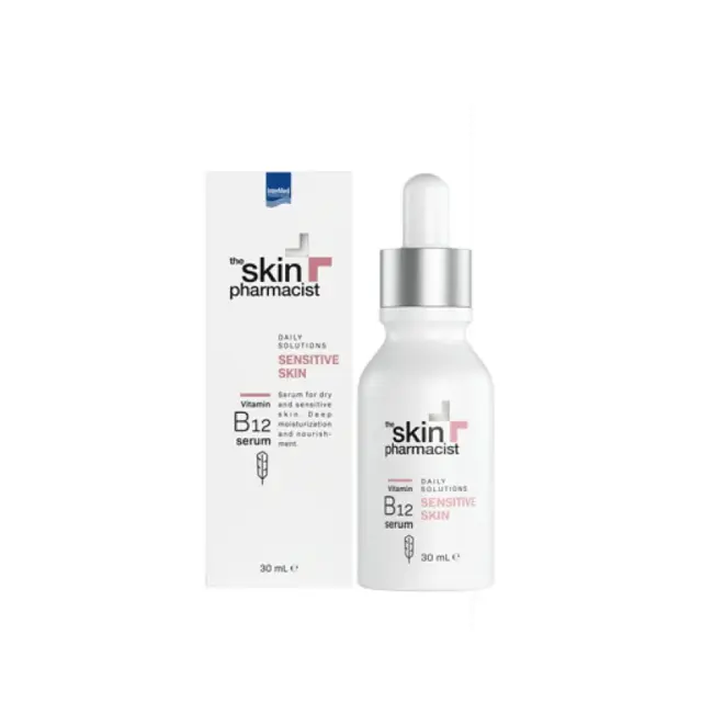 InterMed The Skin Pharmacist Sensitive Skin Vitamin B12 Hydrating Serum – Ορός Ενυδάτωσης για Ξηρές & Ευαίσθητες Επιδερμίδες 30ml