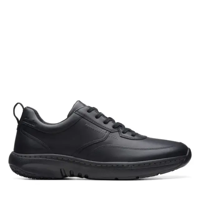 Clarks Pro Lace Black Black Leather - 41 2