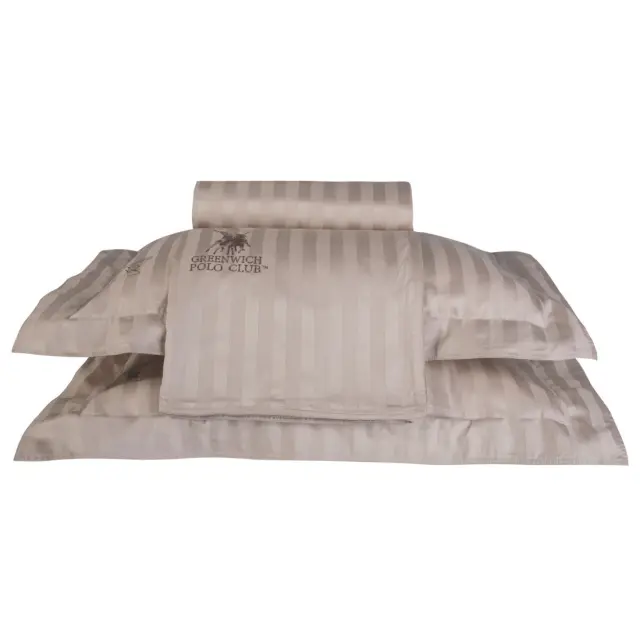 Σετ Σεντόνια 240Χ270 Υπέρδιπλα Χωρίς Λάστιχο Cotton Premium Greenwich Polo Club 2157 Σπαγγί 3