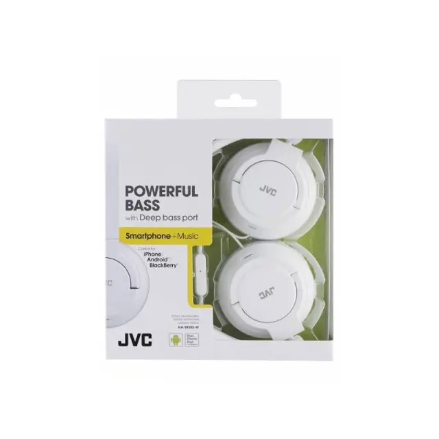 Ακουστικά JVC με μικρόφωνο HAS-R185WE 2