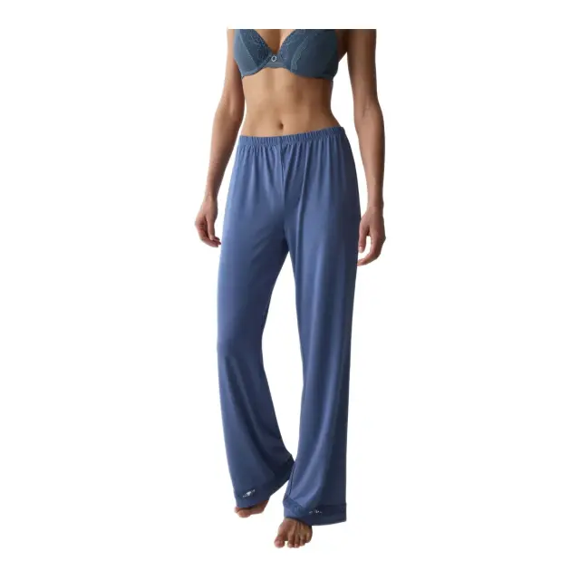 Triumph Γυναικείο Παντελόνι Πυτζάμας Comfort Allure, Χρώμα Indigo Veil