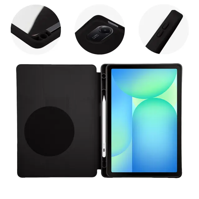 OBAL:ME SolidTab Case for Samsung Galaxy Tab S10 Lite/S9/S9 FE/S10 FE Black 2