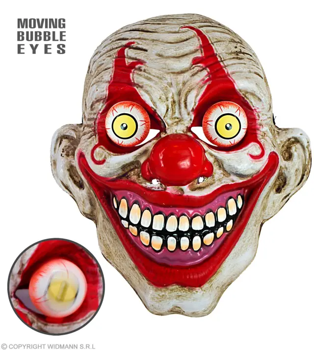 Αποκριάτικο Αξεσουάρ Μάσκα Killer Clown Googly Eyes (Widmann) (W-30304)