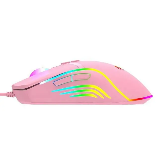 Havit MS1026 Ενσύρματο Gaming Ποντίκι Ροζ 3