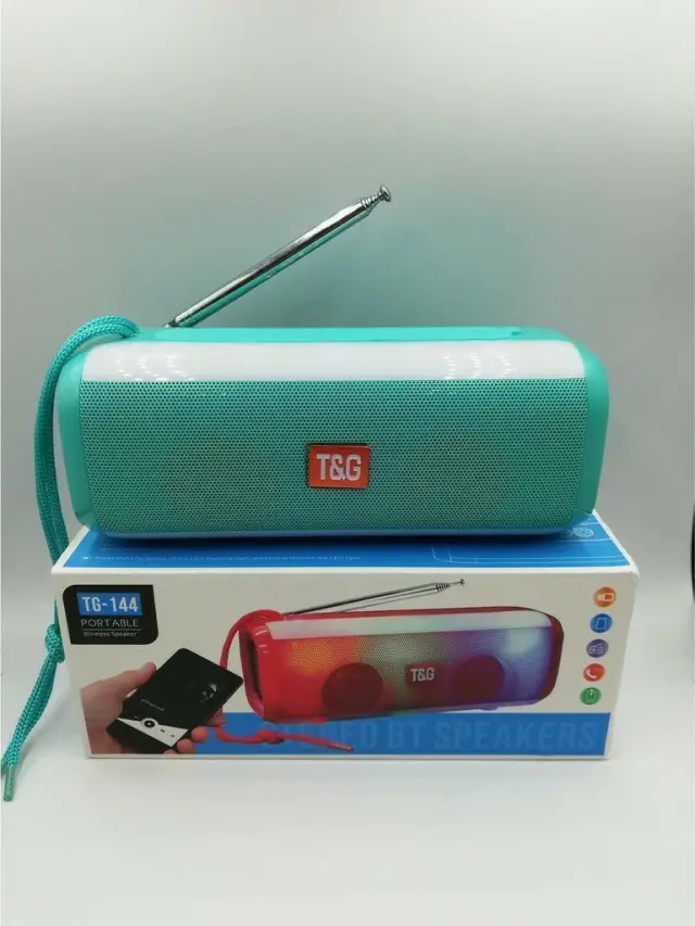 T&G TG-144T Ηχείο Bluetooth 10W με Ραδιόφωνο Τιρκουάζ 2