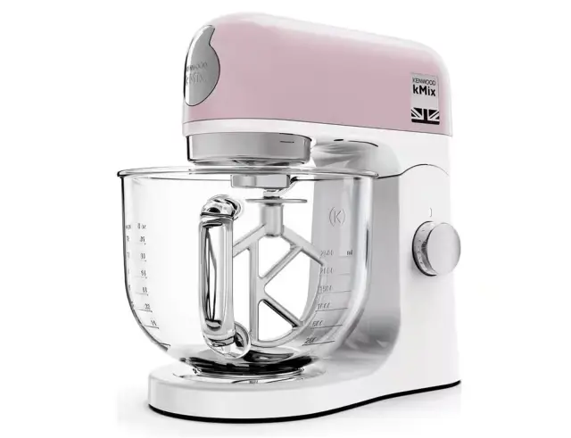 Κουζινομηχανή Kenwood kMix KMX754APP Με Ισχύ 1000W, 6 Ταχύτητες Και Χωρητικότητα 5L - Pastel Pink KMX754APP