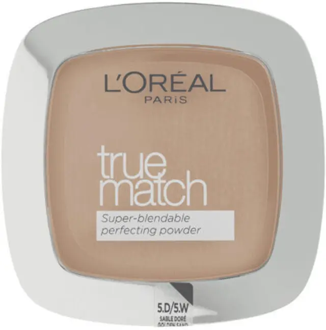 L'Oréal Paris True Match Super Blendable Πούδρα Προσώπου 5D/5W Warm, 9g