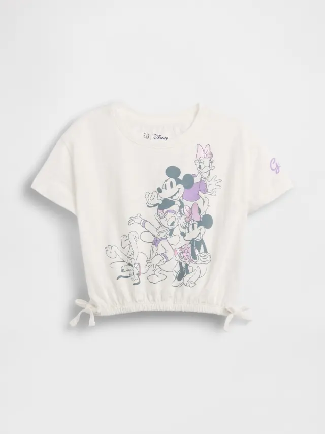 Βρεφική & Νηπιακή Μπλούζα Gap × Disney με Σχέδια απο Βιολογικό Βαμβάκι New off white