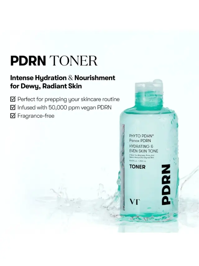VT Cosmetics PDRN Toner 250ml - Τόνερ Φωτεινότητας με DNA Ginseng 3