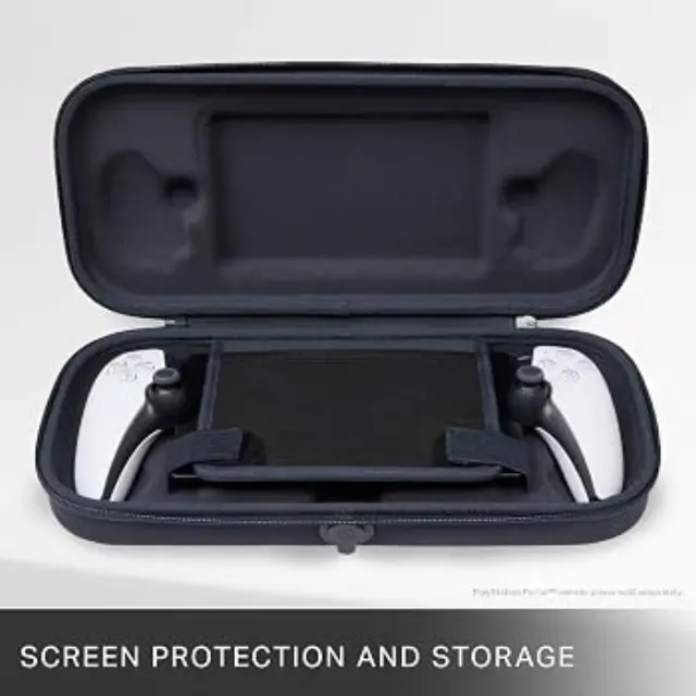 PowerA Protection Case PSCS0534 Θήκη Μεταφοράς + Προστασίας για PlayStation Portal με Σκληρό Κέλυφος, Θήκη Αξεσουάρ + Άνοιγμα Φόρτισης – Μαύρη 2