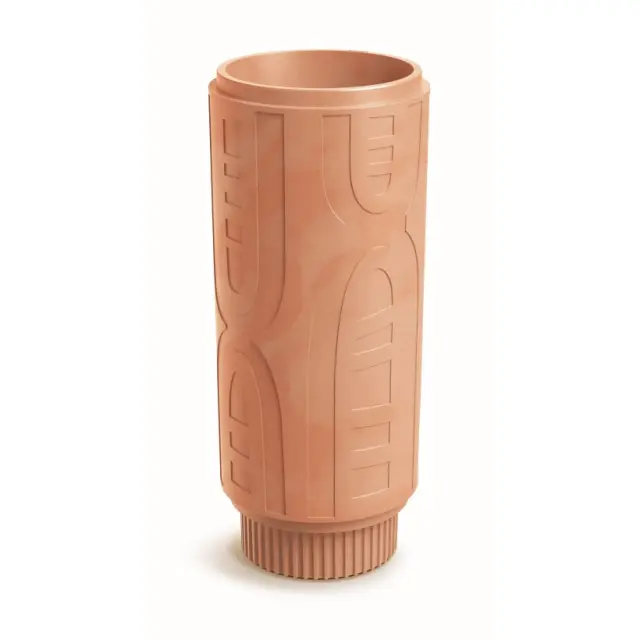 ΠΛΑΣΤΙΚΗ ΓΛΑΣΤΡΑ ETHICK FOLKA HIGH D40 H90 TERRACOTTA