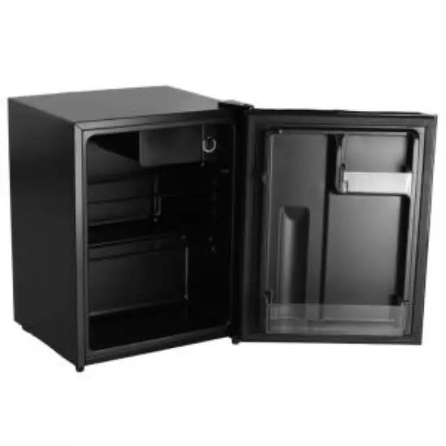 Ψυγείο Mini Bar με εσωτερικό φωτισμό και πρόσοψη επενδυμένη με μαύρο γυαλί, 58L 3
