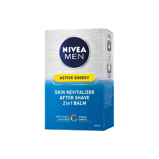 Nivea Men Active Energy After Shave Balsam 2 σε 1 100ml 2