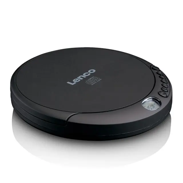 Φορητό CD player, σε μαύρο χρώμα.