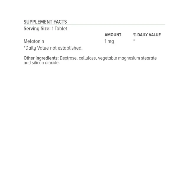 Μελατονίνη • Natural Vitamins • 200 υπογλώσσιες ταμπλέτες 3