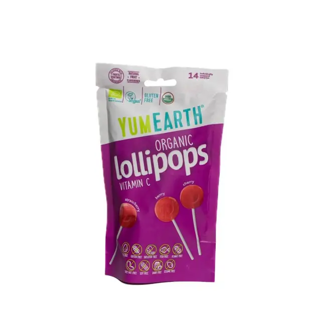 Γλειφιτζούρια Βιολογικά YumEarth Organic Pops Vitamin C