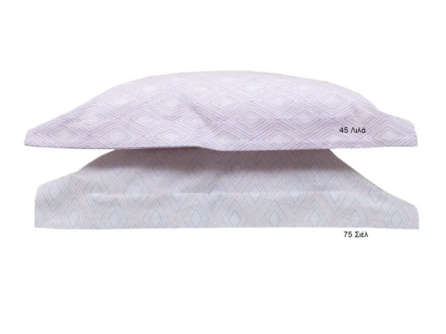 Βρεφική Μαξιλαροθήκη 35Χ40+4 Oxford Anna Riska Mix And Match 100% βαμβακερό- 75 Σιέλ