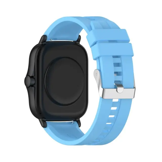 Watchband Ανταλλακτικό Λουράκι Σιλικόνης για Samsung Galaxy Watch 4/ Amazfit GTS 2e / GTS 2 (Fits all 20mm)- Sky Blue OEM 3