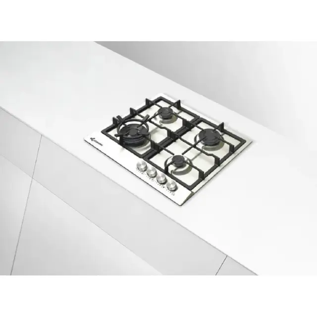 Klugmann 604.5XD, Εστία Κουζινας Αερίου INOX , 4 Εστίες , 58,5Χ50Χ3 cm ITALY 3