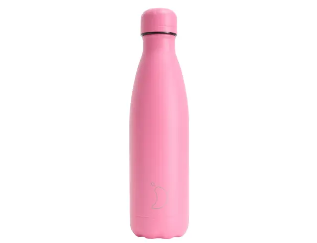 Μπουκάλι Θερμός Original Chilly's με χωρητικότητα 500ml και διατήρηση θερμοκρασίας 12h ζεστό / 24h κρύο - All Pink