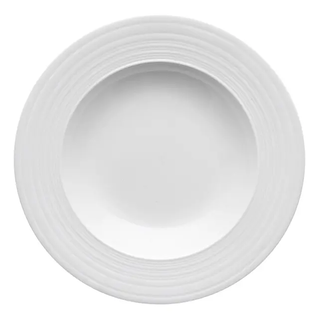 Beauty Home Πιάτο πορσελάνης βαθύ Sensations Art 7706 Φ24 Λευκό 2
