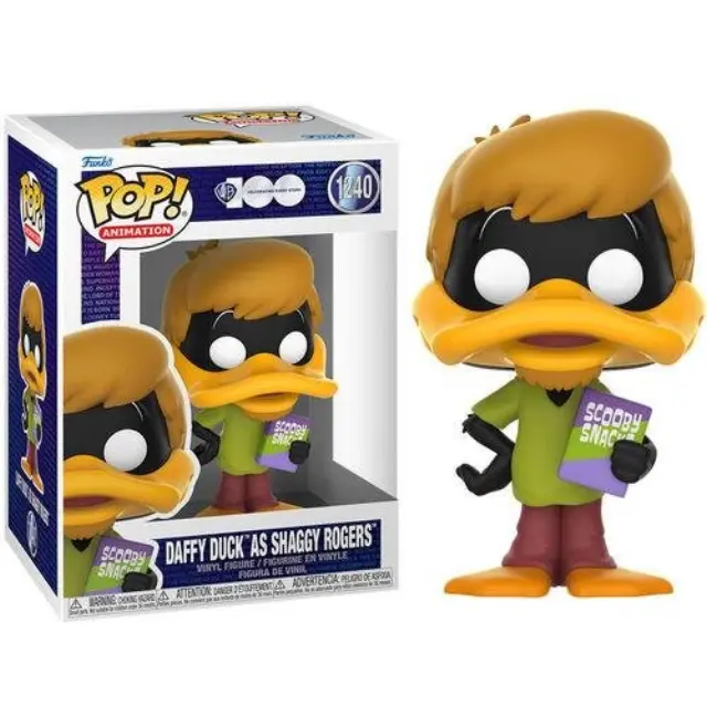 Funko Pop! Animation: Warner Bros 100th - Daffy Duck as Shaggy Rogers #1240 Vinyl Figure