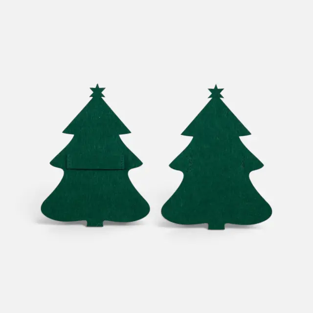 Nef-Nef Homeware Θήκη Μαχαιροπηρούνων Spar 2 τεμ. 15x20 Πράσινο