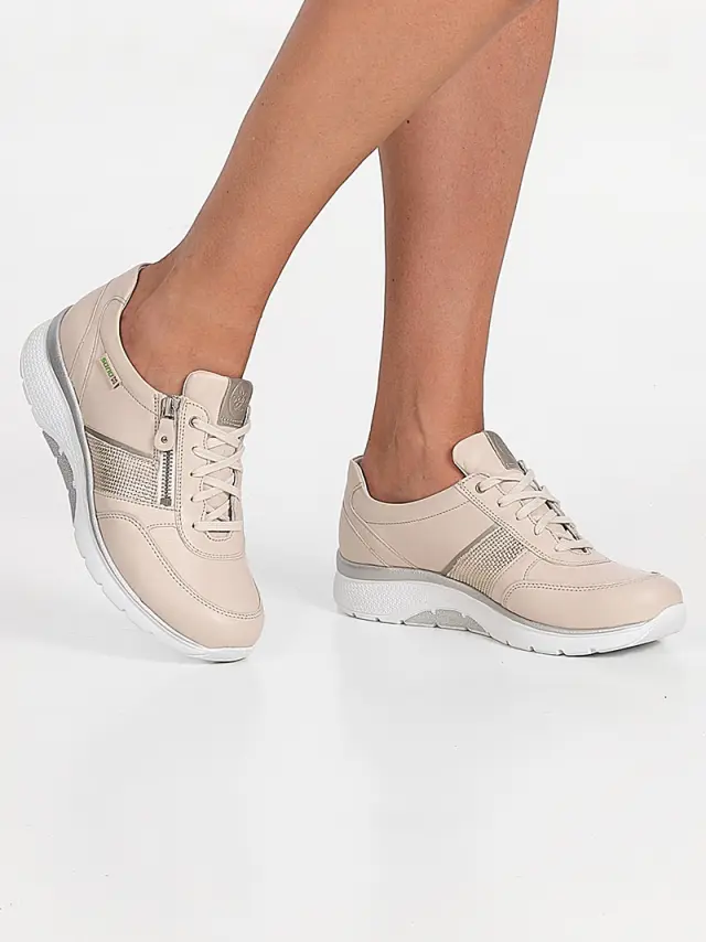 Mephisto/Sano Sneakers Γυναικείο δέρμα Μπεζ SAN/IZAE-S FOG - 42,5 2