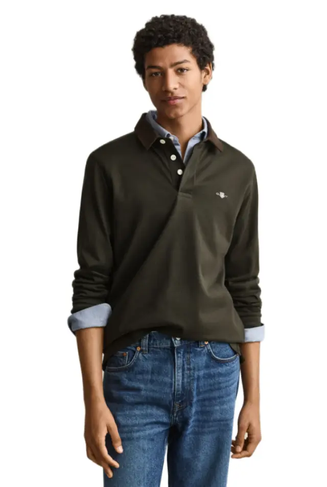Gant ανδρική μακρυμάνικη μπλούζα polo 3G2065120-1