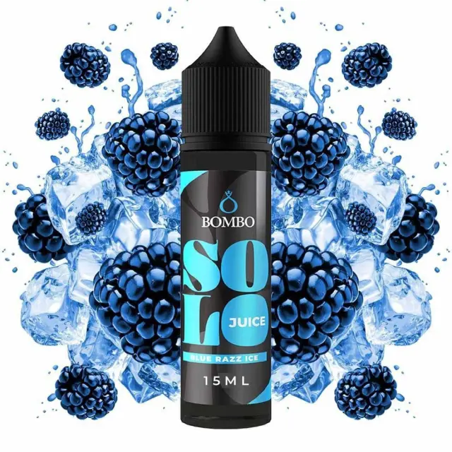 Bombo Flavor Shot Solo Juice Blue Razz Ice 15ml/60ml 60ml