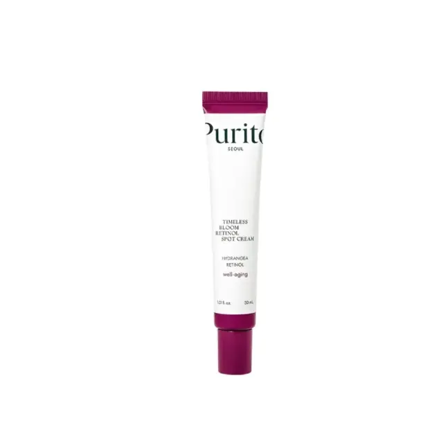 Purito Seoul Timeless Bloom Retinol Spot Cream Τοπική κρέμα για καταπολέμηση ρυτίδων και ακμής με ρετινόλη 30ml