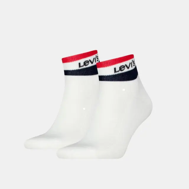 Κάλτσες Levi's Sportswear 2 Ζεύγη 37157-1101 Άσπρο - 43-46