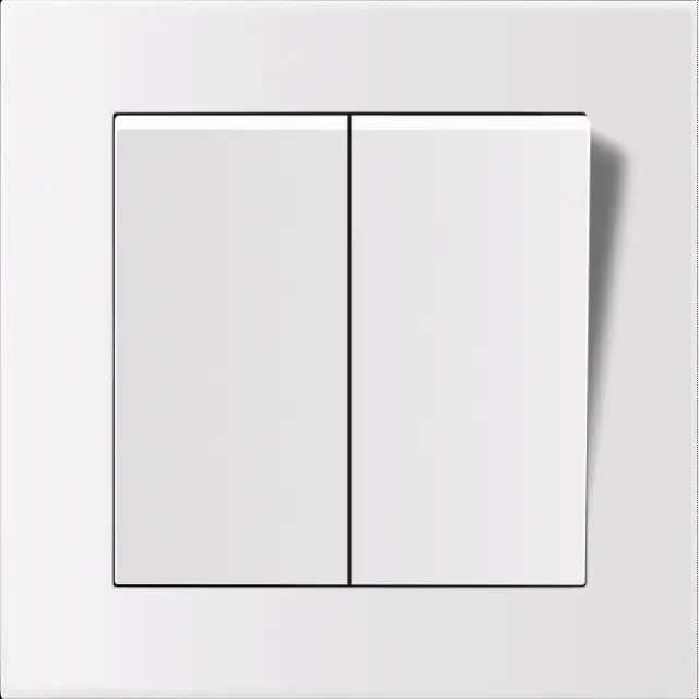 Entac 105 Arnold Recessed wall switch serial switch White 15.005.0096