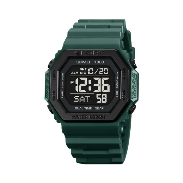 Ψηφιακό ρολόι χειρός - Skmei - 1988 - Dark Green