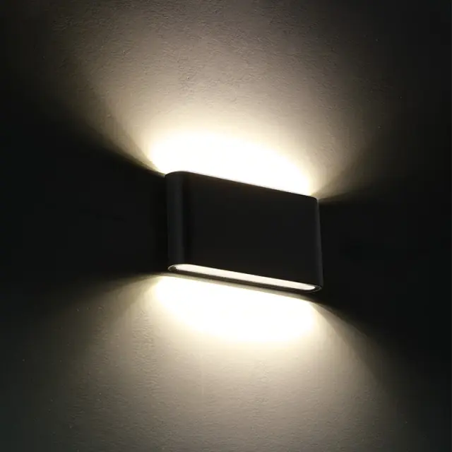 LED SMD WALL LUMINAIRE 11W 570LM 60° 230V AC 3.000K DARK GREY CRI80 IP54 30.000HRS / LG2632G 3