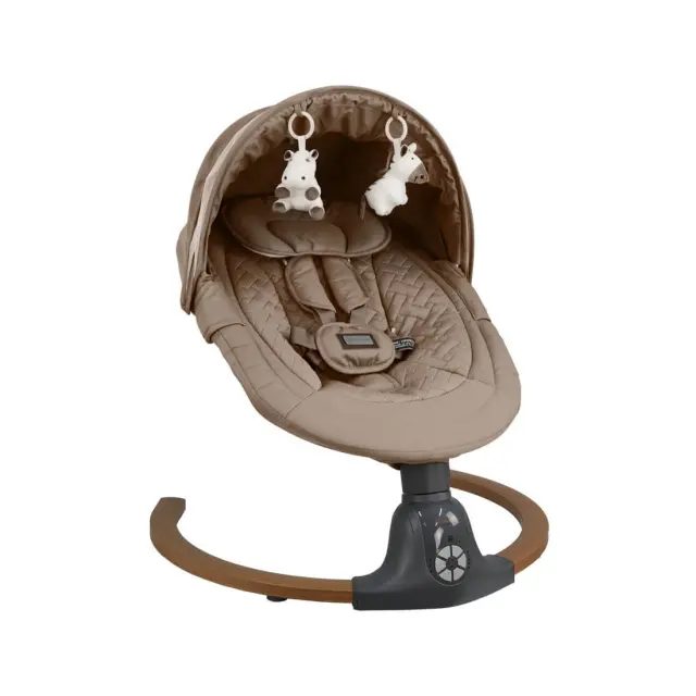 Ηλεκτρική Κούνια Bebe Stars Fluffy Natural Beige 257-182