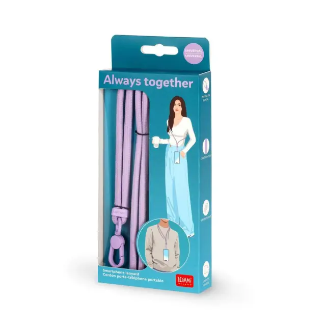 Legami® Milano Κορδόνι Λαιμού Always Togerther- Purple