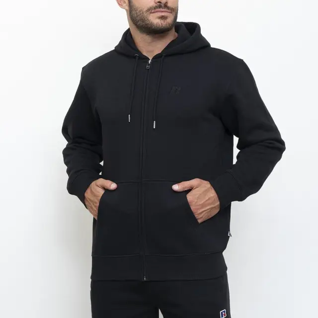 Russell Athletic ZIP Through Hoody (A3005-2-099) - Μαύρο - XXL 2