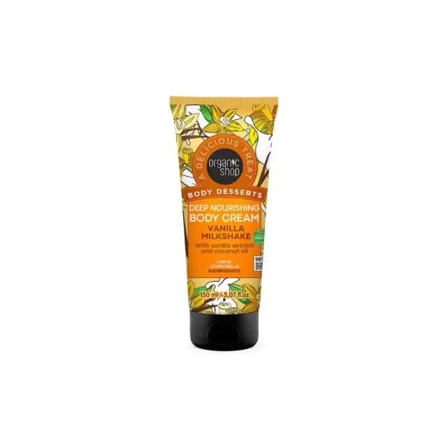 Organic Shop by Natura Siberica Body Desserts Ultra Softening Body Cream Vanilla Milkshake Κρέμα Σώματος, 150ml